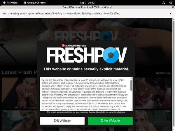 Account For Fresh POV