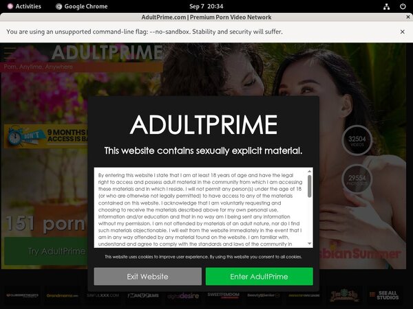 Adult Prime Using Pay Pal