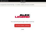 Alex Legend Free Passes