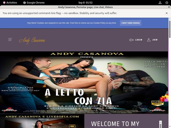 Andycasanova.net Join Via Paypal