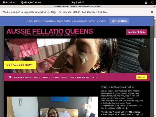 Aussie Fellatio Queens Password 2018