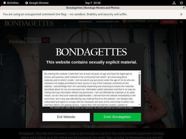 Bondagettes Sale Price