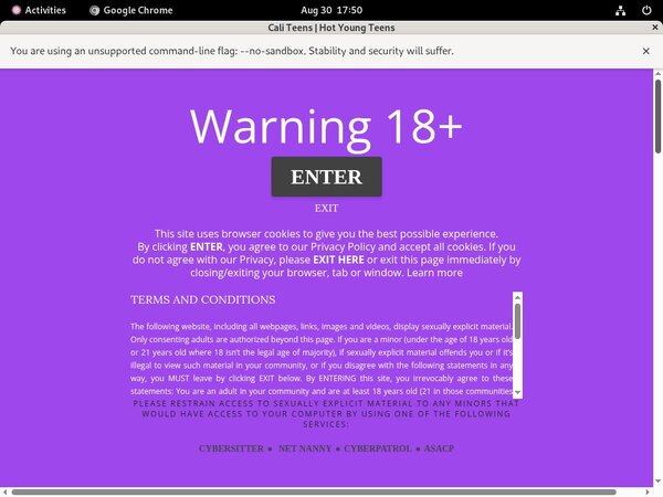 Cali Teens Credit Card