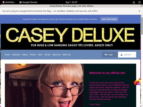 Casey Deluxe Members Area