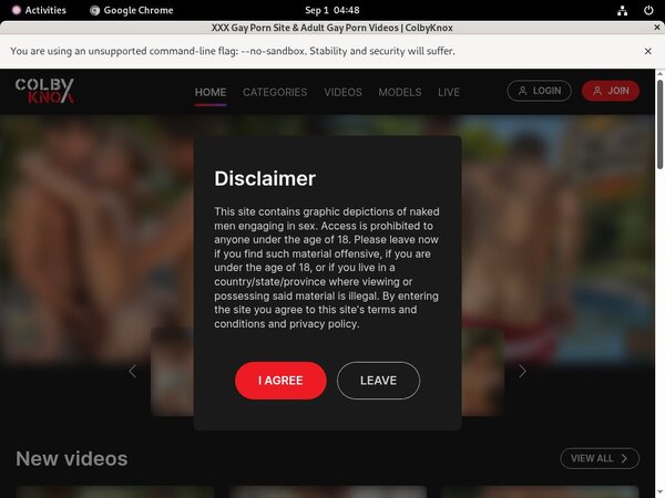 Colbyknox.com Password Account