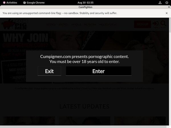 Cumpigmen.com Paysite Passwords