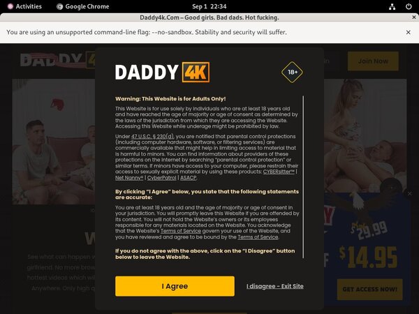 Daddy 4k Membership Trials