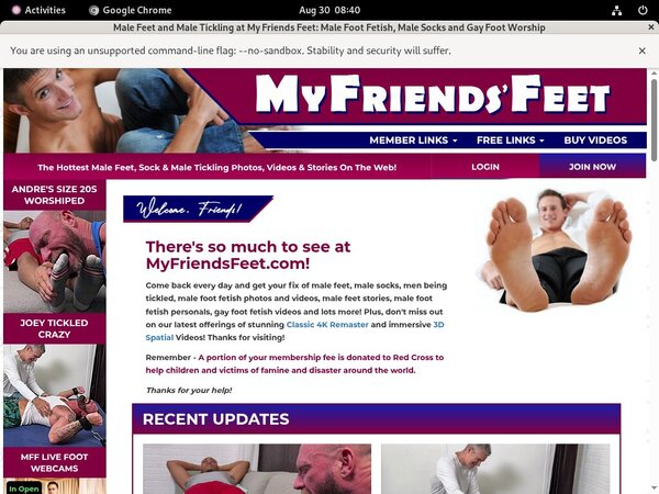 Discount Myfriendsfeet.com Trial Offer
