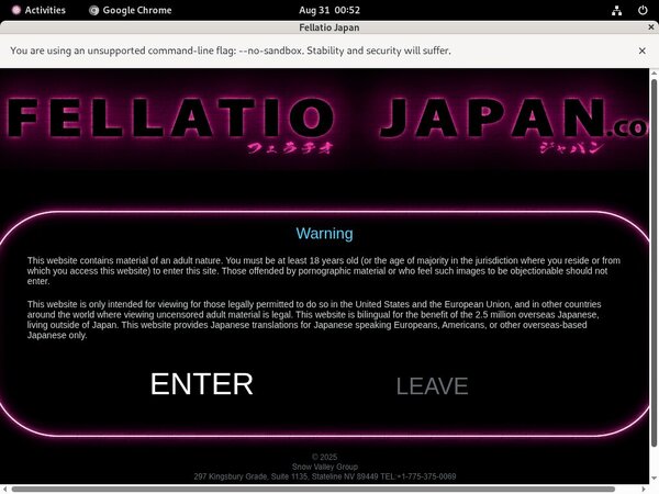 Fellatiojapan.com Accounts For Free