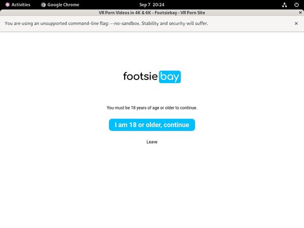 Footsiebay.com Account Trial