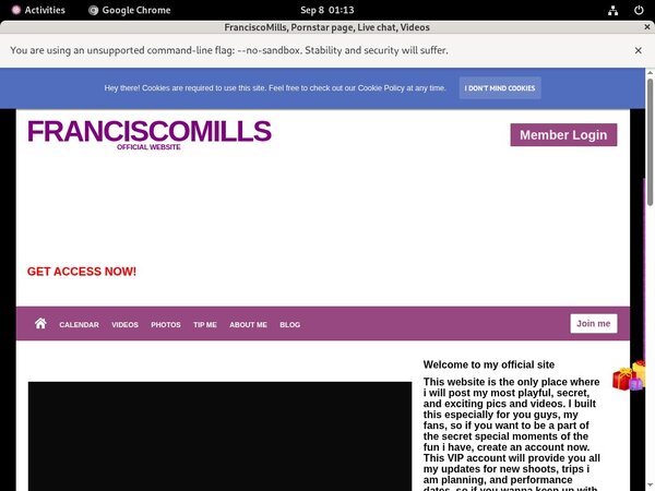 FranciscoMills User And Pass