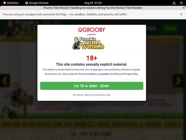 Franks T-Girl World Account Logins