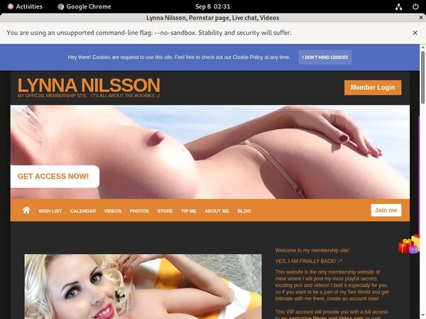 Free Account Lynnasexworld Offer