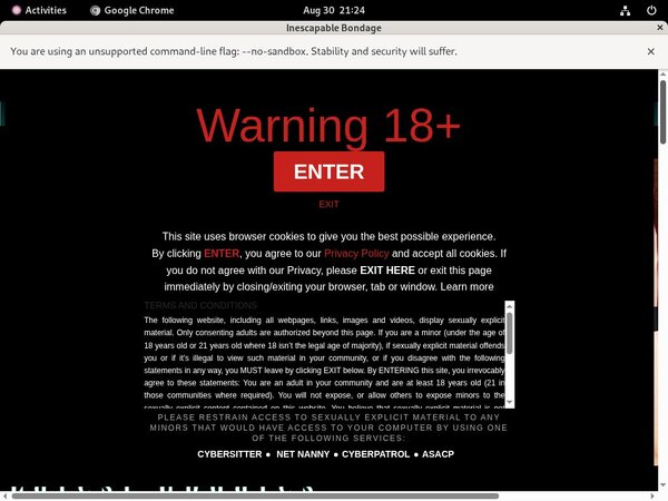 Free Bondageinescapable Logins
