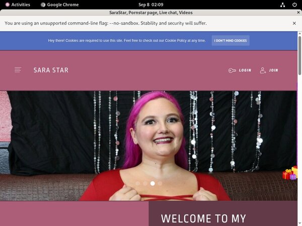 Free Logins For Bbwsarastar.com