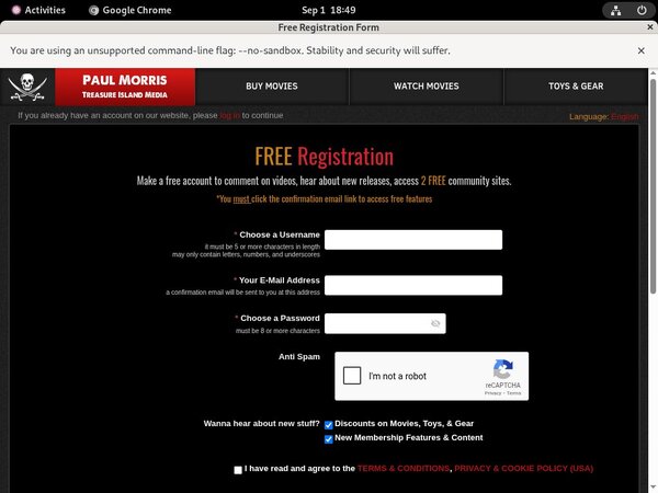 Free Members.treasureislandmedia.com Login Account