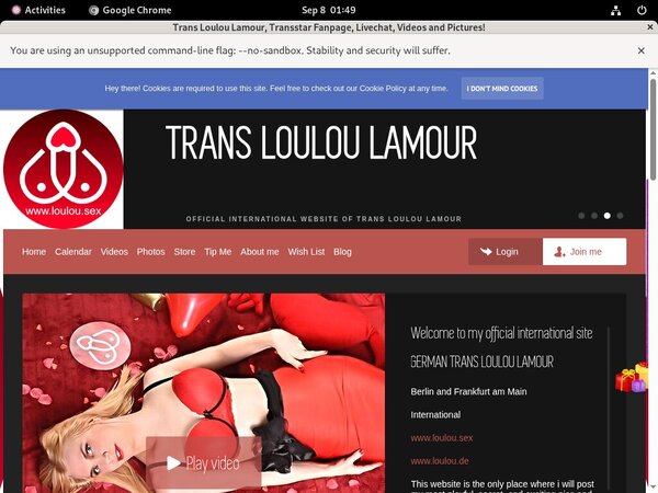 Free Passwords For TransLoulouLamour