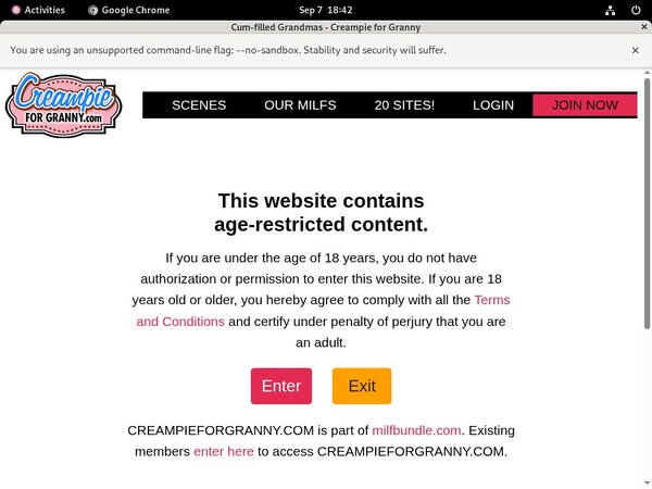 Get A Free Creampie For Granny Account