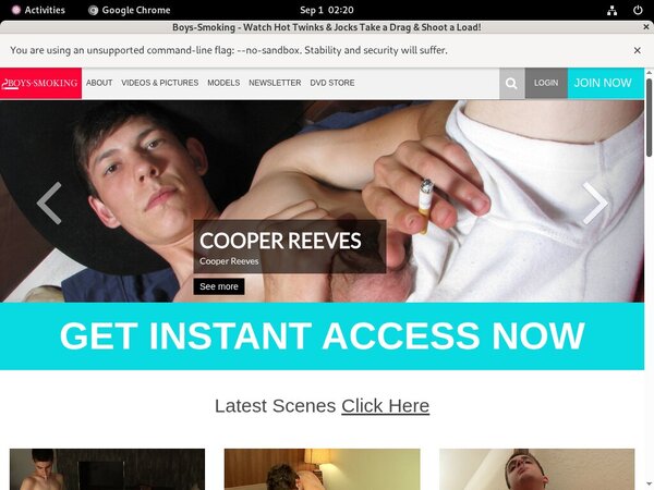 Get Boys-smoking.com Account