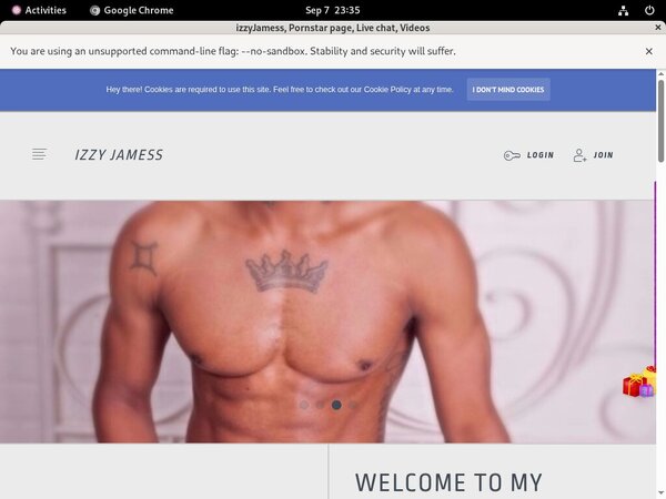 IzzyJamess Update