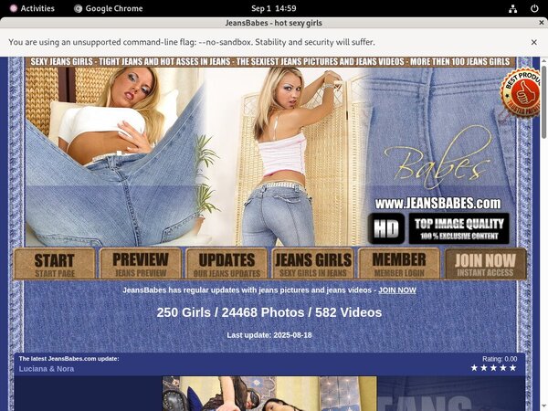 Jeansbabes Free Users