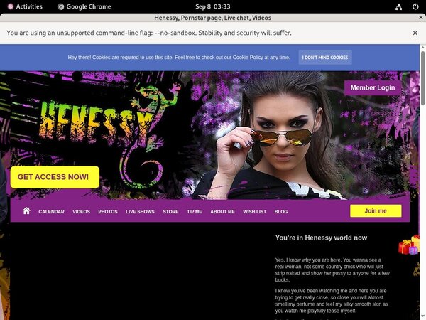 Join Henessy Free