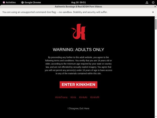 Kinkmen Account Discount