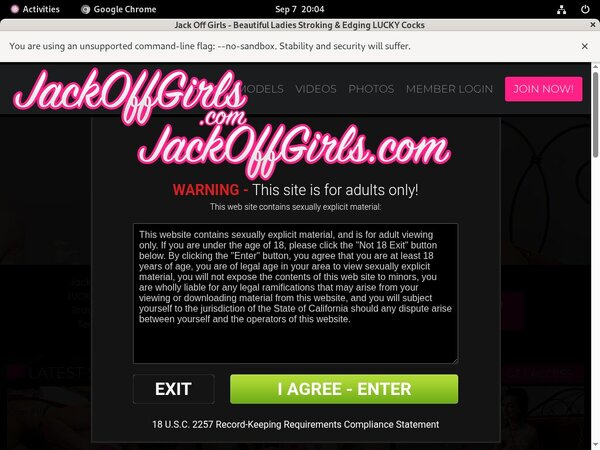 Limited Jack Off Girls Promo