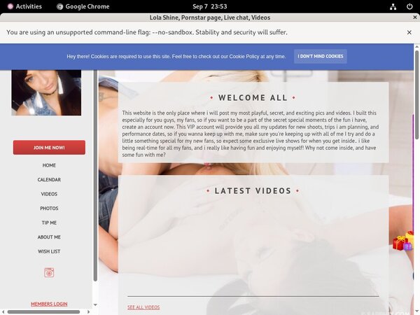 Lola Shine Sign Up Link