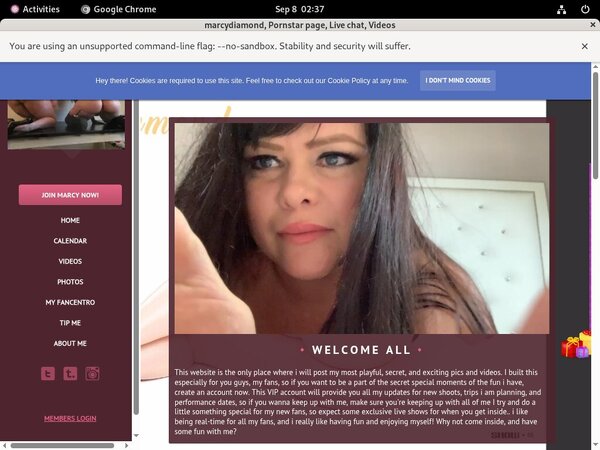 New Marcylive.com Account