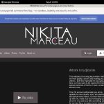 NikitaMarceau Account Information