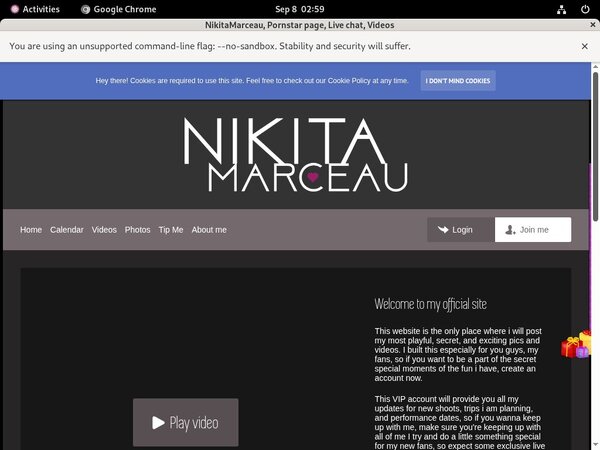 NikitaMarceau Account Information