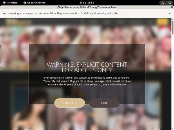 Oldje 3Some Porn Accounts