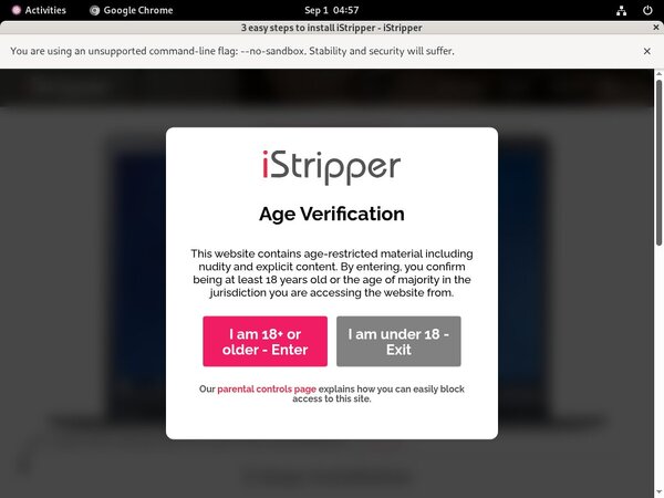 Premium Istripper Passwords