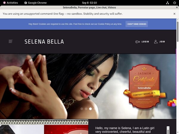 SelenaBella Join Page