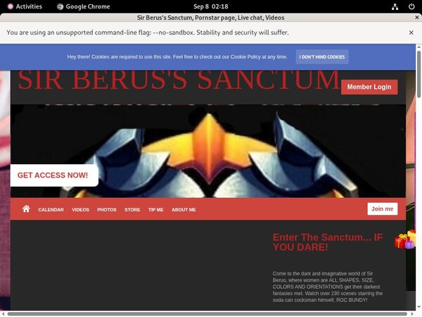 Sir Berus's Sanctum Full Access
