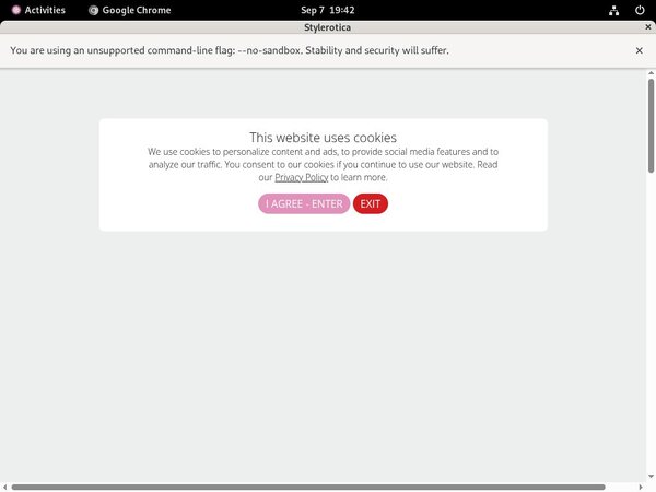 Stylerotica.com Signup Form Stylerotica.com Signup Form