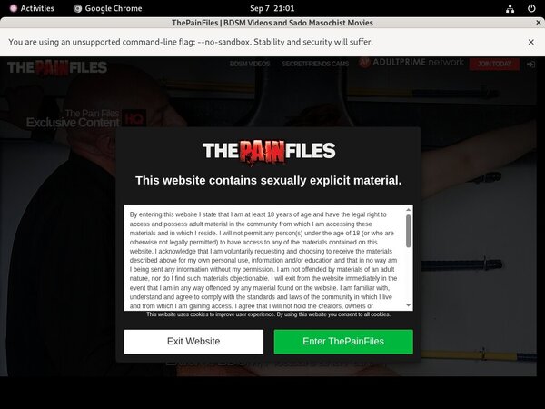 The Pain Files Get An Account