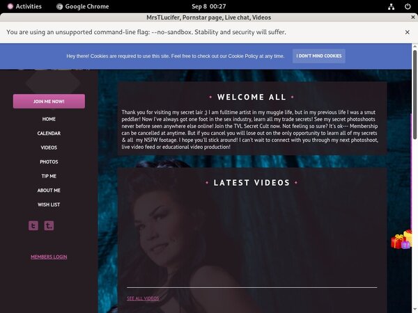 Try Trixievonlucifer.modelcentro.com Discount