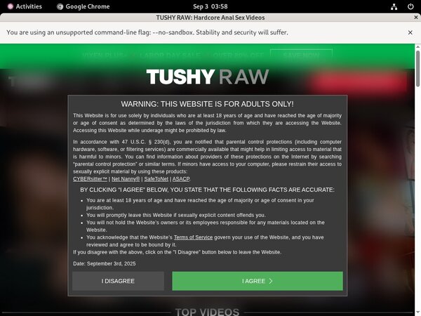 Tushyraw.com Trial Membership Offer