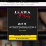 Ladyboy Pussy Family
