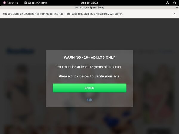Sperm Swap Login Details