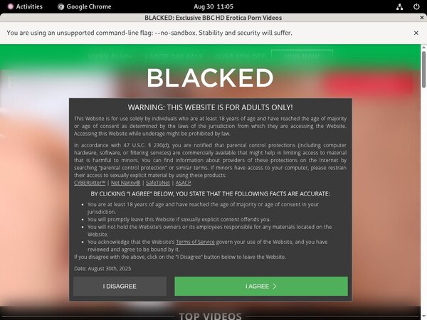 Blacked Sign Up