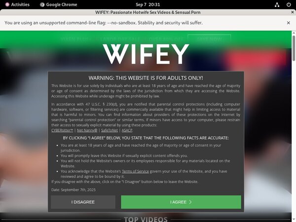 Wifey.com Sex Tape